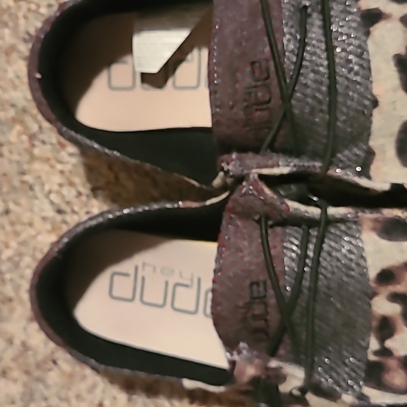 Leopard print/solid Hey Dudes - Picture 4 of 4